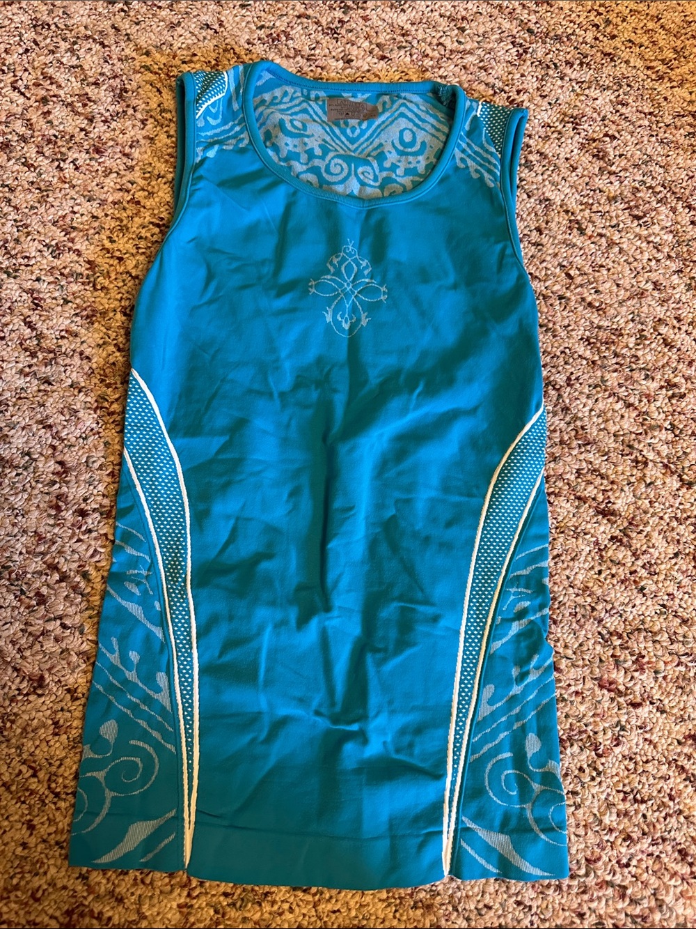 Athlete teal tank top